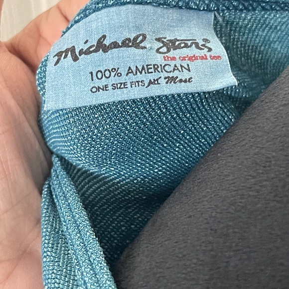 Michael Stars Short Sleeve Tie Waist Midi Dress One Size Fits All - Picture 7 of 8